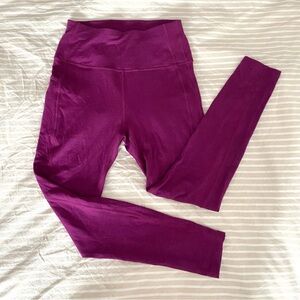 EUC Women’s Icebreaker Merino Wool Fastray High Rise Leggings Tights Size Small